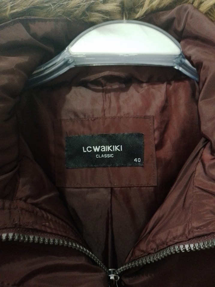 Kürklü Kahverengi Kadın Kışlık Mont - Görsel 5