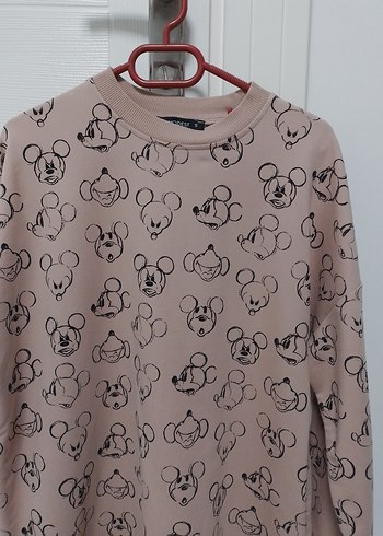 Pembe Baskılı  Midi Kadın tunik - Görsel 2