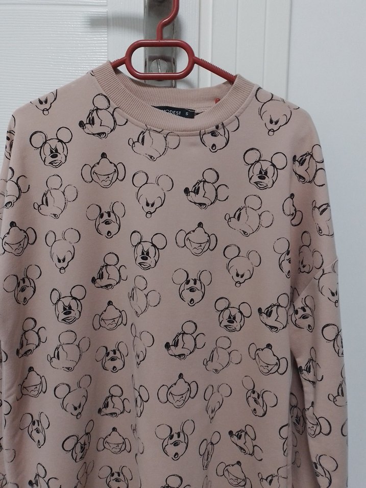 Pembe Baskılı  Midi Kadın tunik - Görsel 2