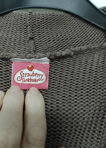 Örgü Kahverengi Midi Kadın Hırka - Görsel 5