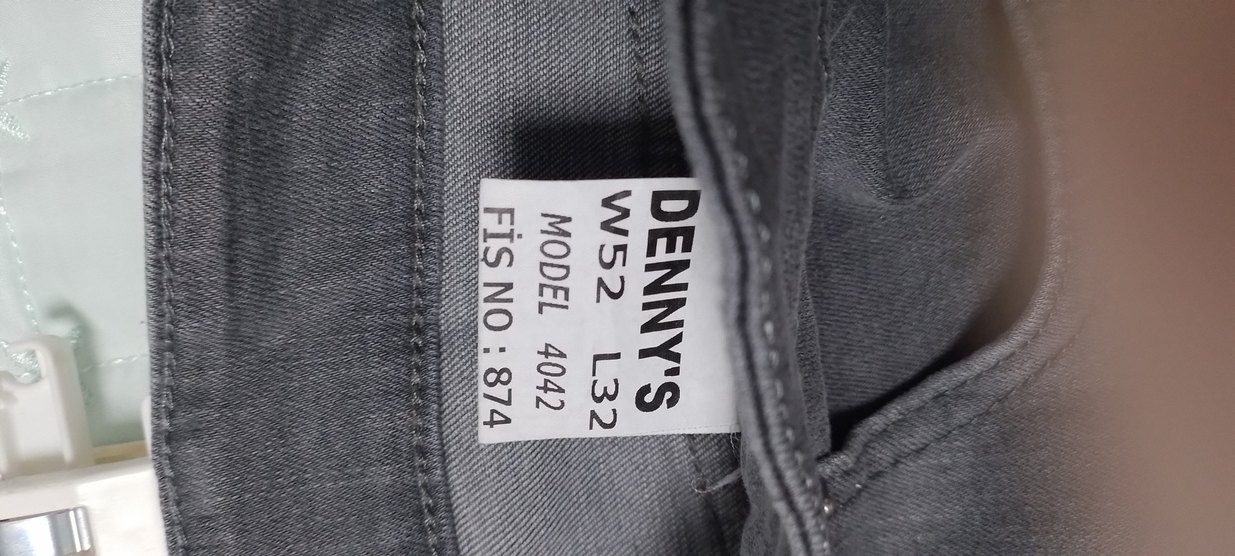 Gri Regular Fit Denim Erkek Pantolon - Görsel 3