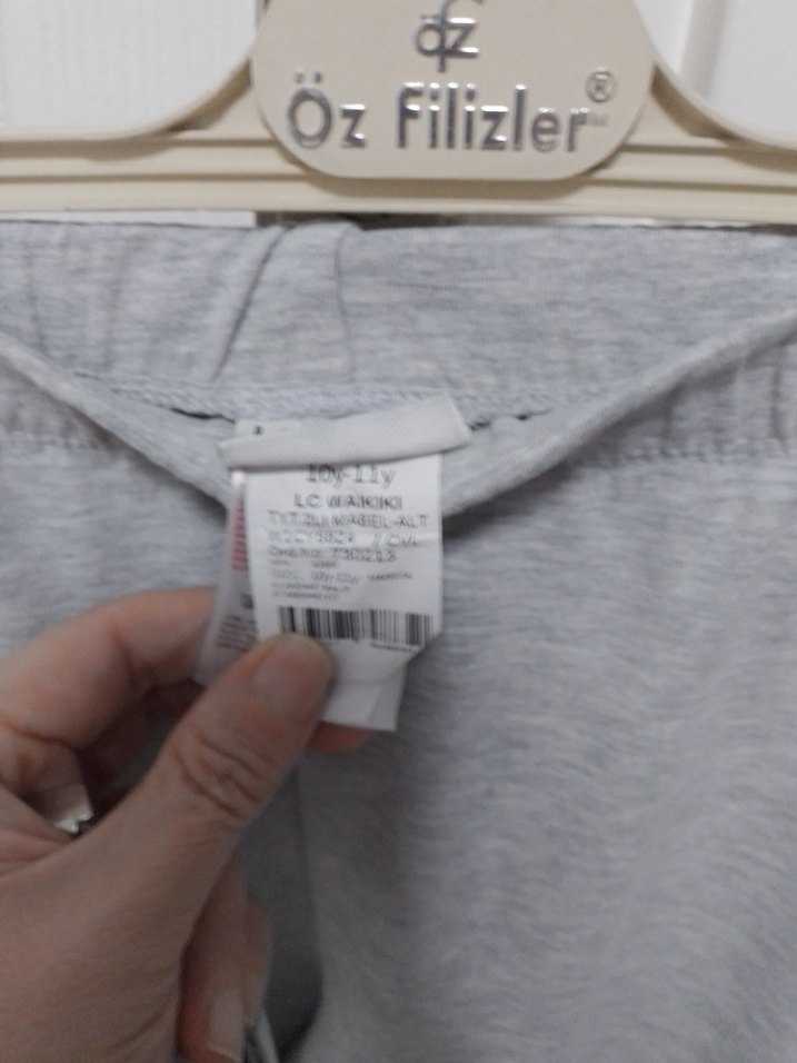 Kız Çocuk Gri Dar Kesim Tayt - Görsel 4