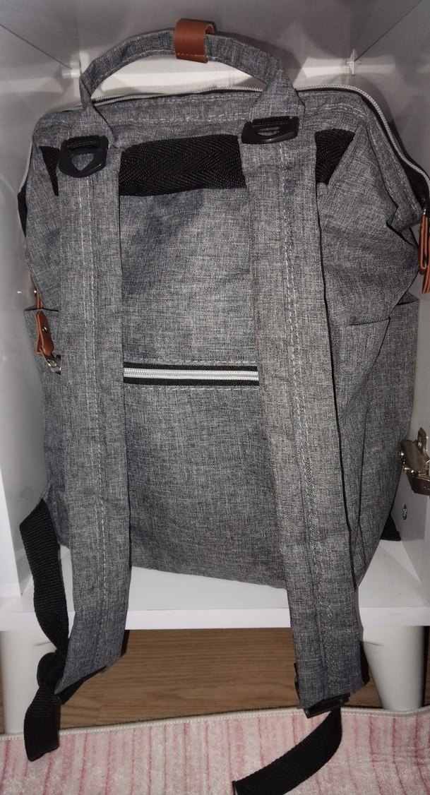 Gri Desenli Bebek Çantası - Görsel 2