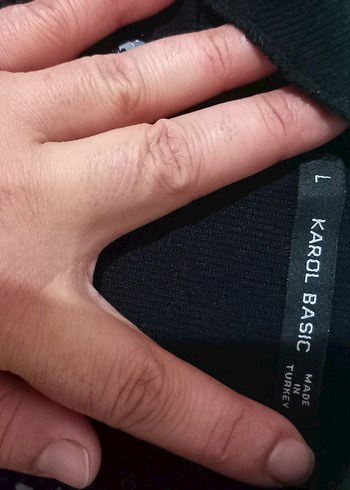 Parlak Siyah Minimalist Erkek Yüzüğü