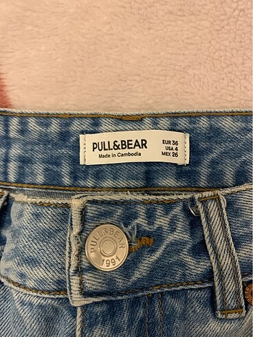 36 Beden mavi Renk Pull Bear Jean