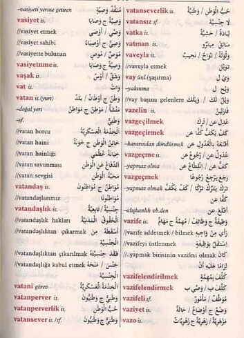  Beden Renk mektep yayınları türkçe arapça sözlük
