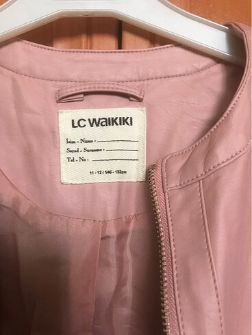 LC Waikiki Toz pembe deri ceket