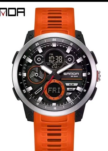 Tag Heuer MDA Mavi ve Gri Dijital Erkek Spor Saati