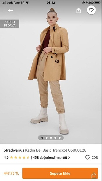 Stradivarius trençkot
