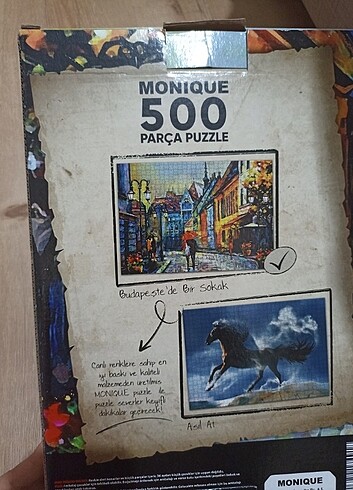  Beden 500 Parça Puzzle