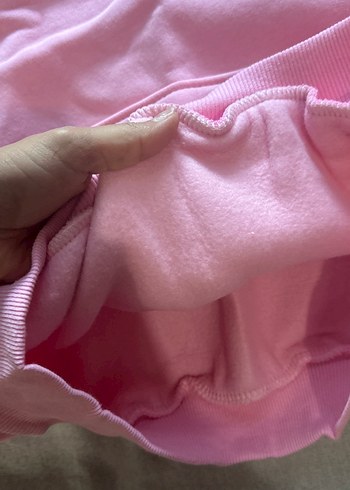 xl Beden Pembe Kapüşonlu Kadın Sweatshirt