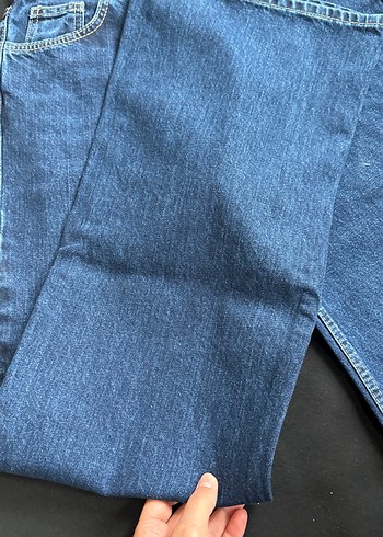 34 Beden Kadın Lacivert Denim Normal Kesim Jean