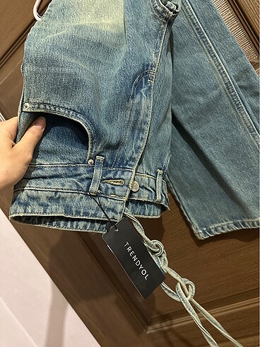 32 Beden mavi Renk Kot pantolon