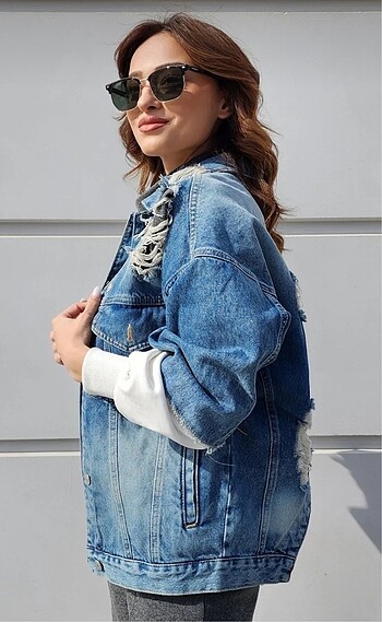 Dilvin Kot ceket denim