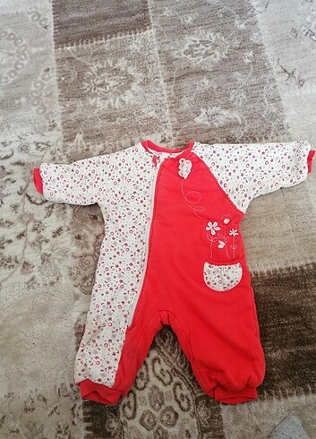 9-12 Ay Beden kırmızı Renk Uyku tulumu