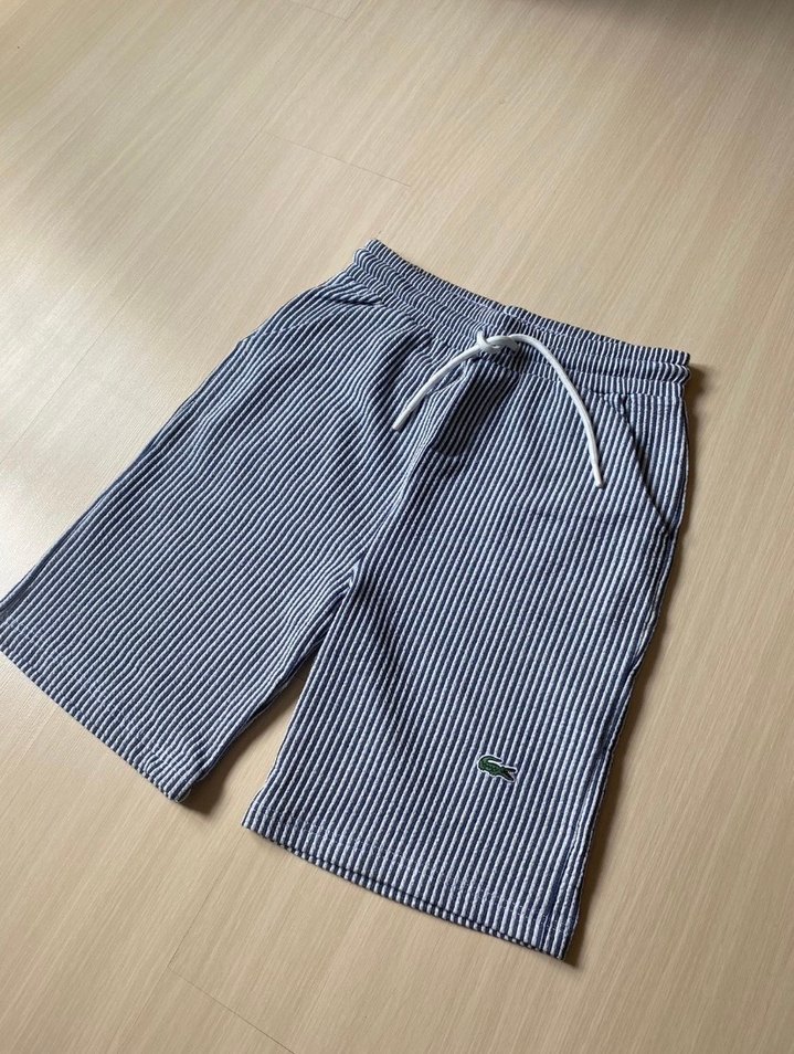 Renkli Çizgili Erkek Şort - Görsel 2