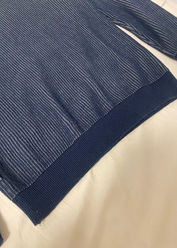 Lacivert Triko Erkek Keten Kazak - Görsel 3