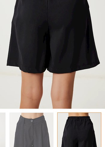 Trendyol & Milla Siyah Mini Bermuda Şort