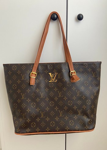 Kahverengi Deri Louis Vuitton Kadın Çanta