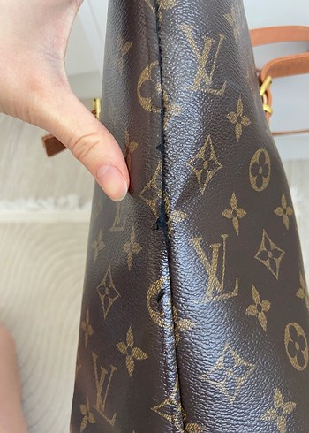  Beden kahverengi Renk Kahverengi Deri Louis Vuitton Kadın Çanta