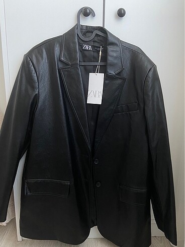 Zara Deri Blazer Ceket