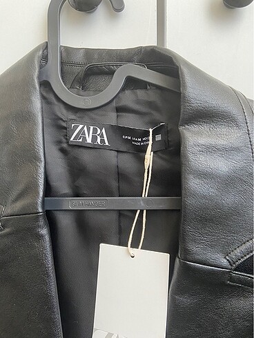 Zara Zara Deri Blazer Ceket