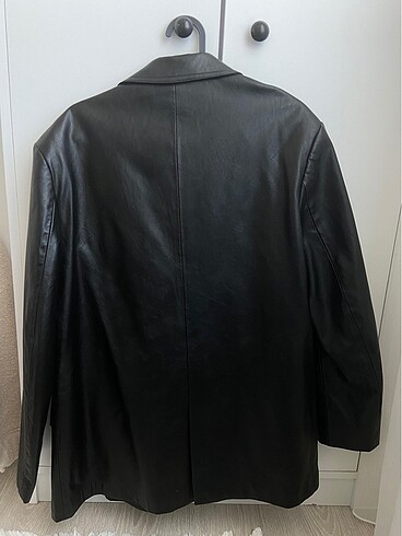 m Beden siyah Renk Zara Deri Blazer Ceket