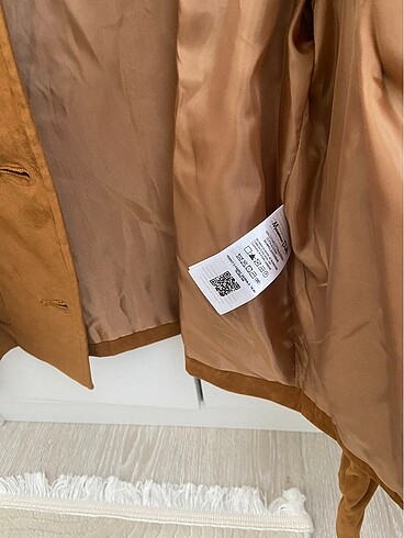 l Beden kahverengi Renk Massimo Dutti Süet Ceket