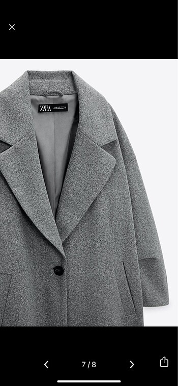 xs Beden Zara Kaban
