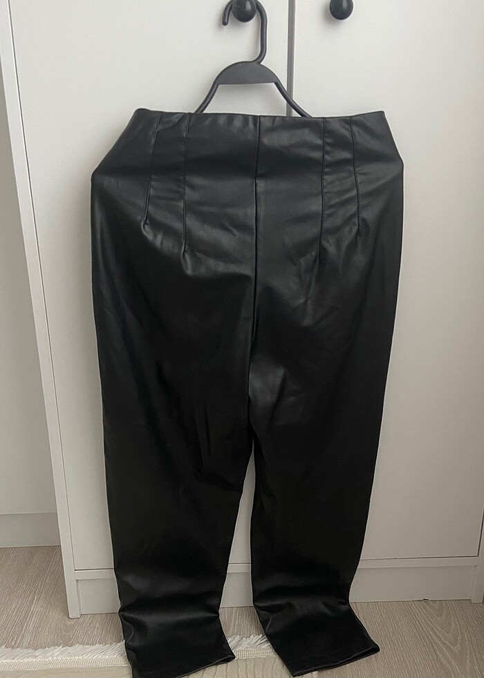 Kadın Deri Pantolon - Görsel 3