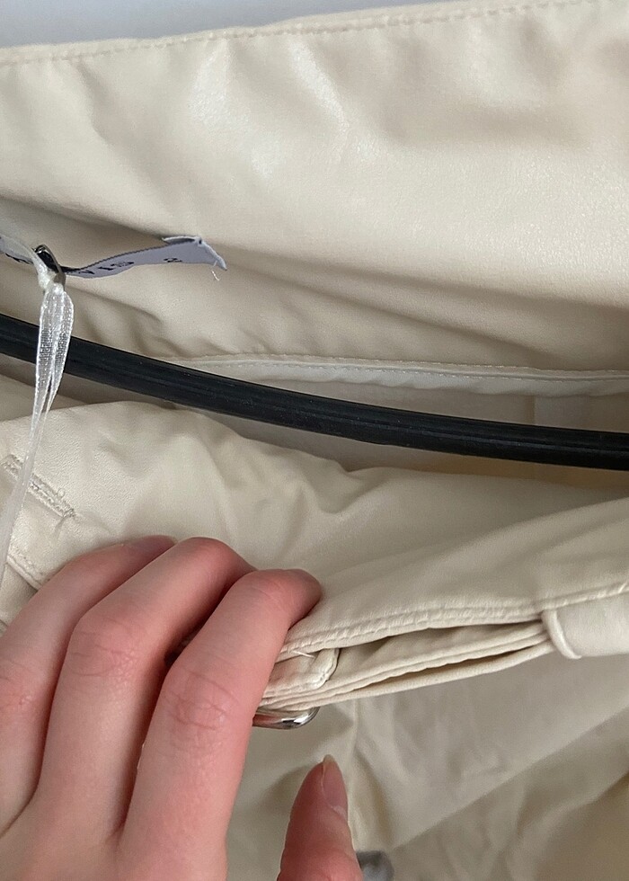 Kadın Deri Pantolon - Görsel 4