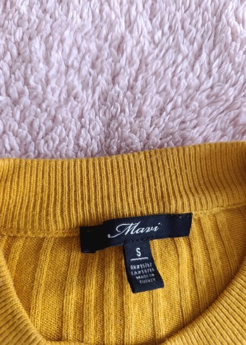 Hardal sarısı Balıkçı Yaka Kadın Triko Kazak - Görsel 2