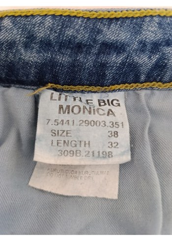 Mavi Rahat Kesim Kadın Denim Pantolon - Görsel 2