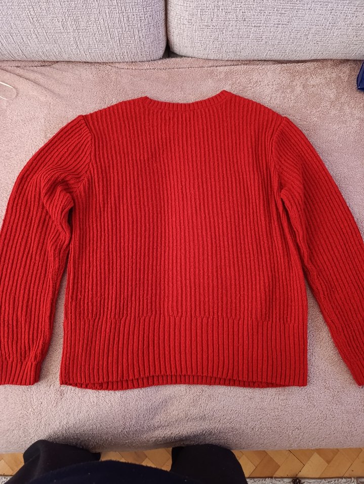 LC Waikiki kırmızı kadın kazak - Görsel 4