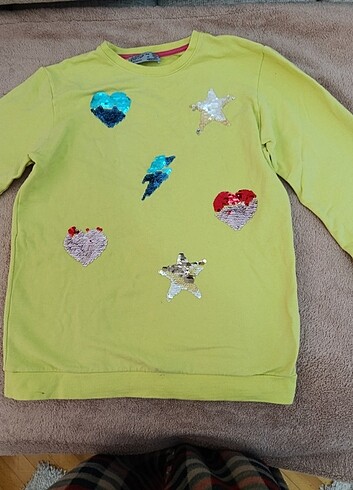 13-14 yaş kız çocuğu sweatshirt - Görsel 4