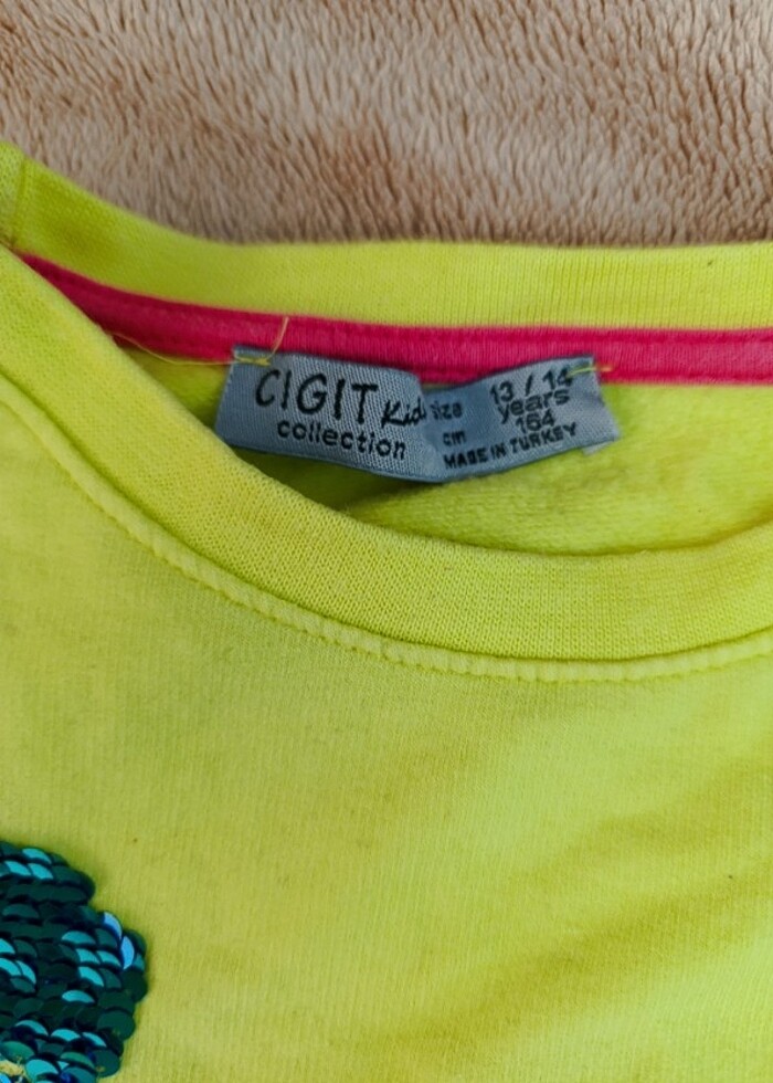 13-14 yaş kız çocuğu sweatshirt - Görsel 2