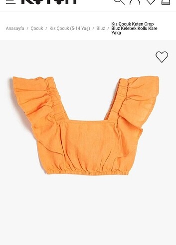 4 Yaş Beden Koton crop