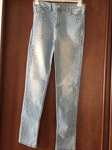 Taşlı jean