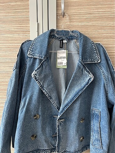 H&M Kısa kot trenç