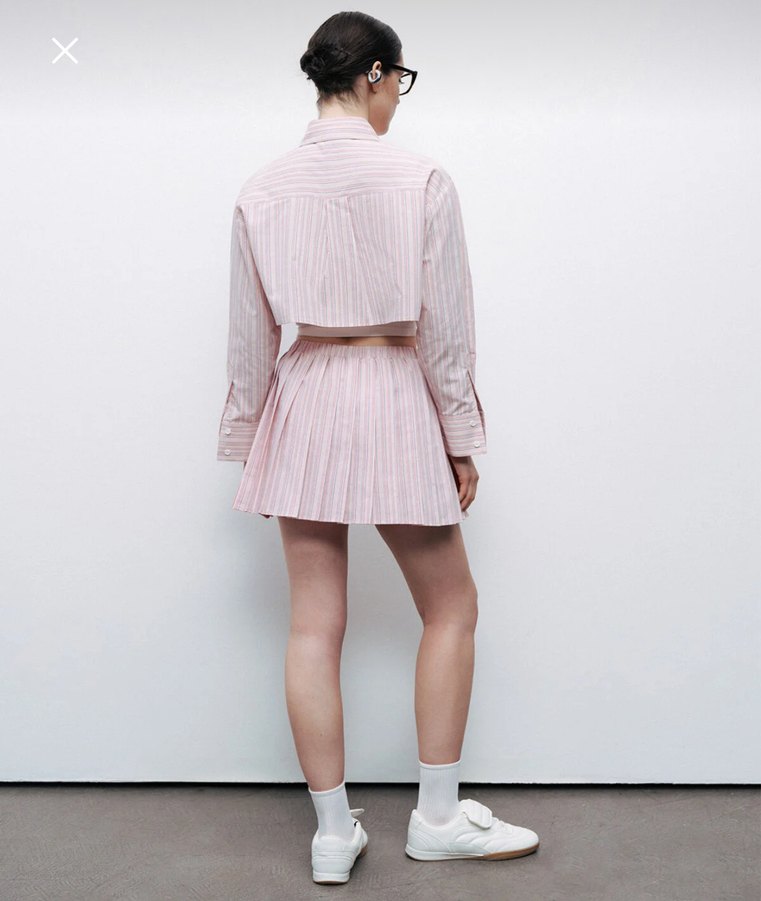 Pembe Pilili Mini Etek - Görsel 4