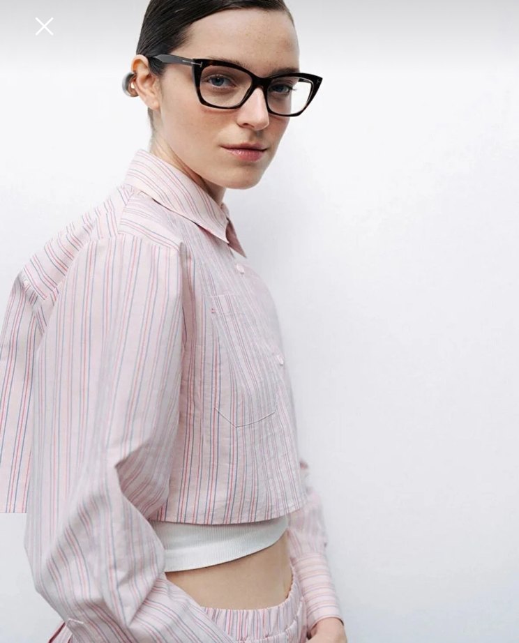 Pembe Pilili Kadın Gömlek Midi Etek Takım - Görsel 2