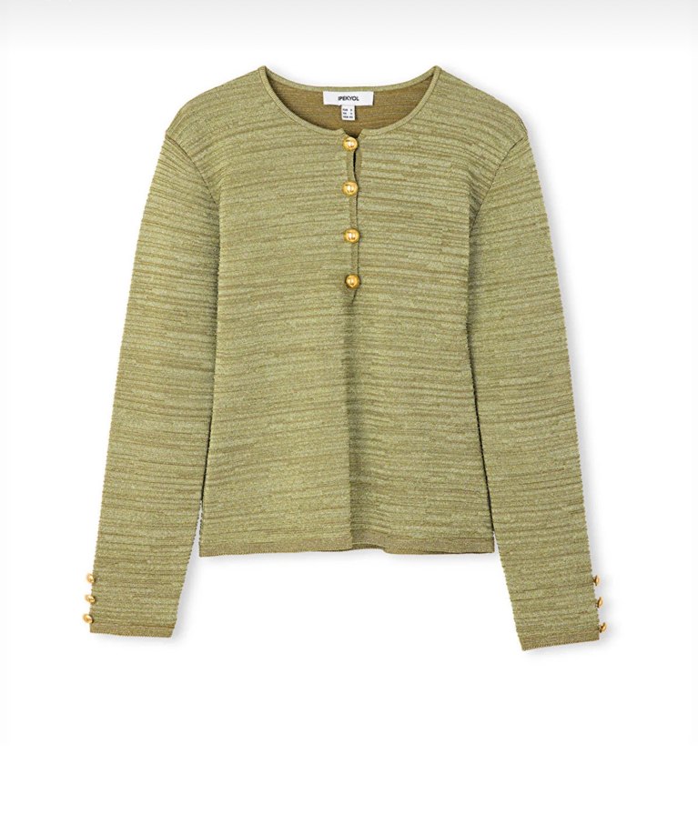 Kadın Haki Triko - Görsel 3