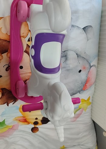 Renkli Pembe Unicorn Sallanan Oyuncak - Görsel 2