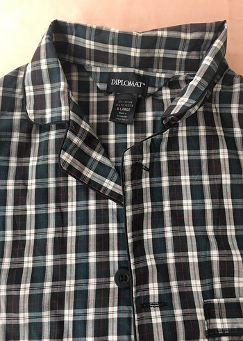 Diplomat Marka Ekose Desenli Erkek Pijama Takımı - Görsel 3