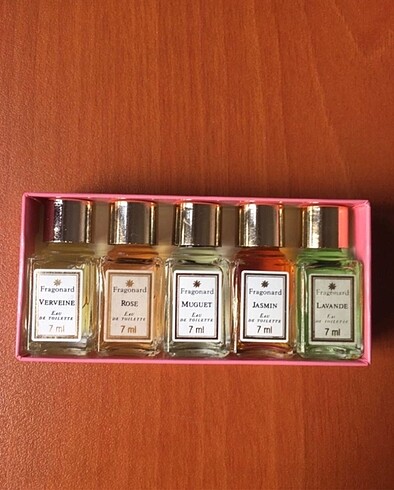 Fragonard Eau de Toilette 5x 7ml Seti