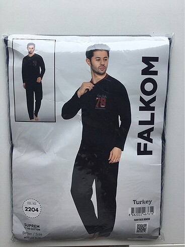 Falkom Marka Erkek Uzun Kol Pijama Takımı