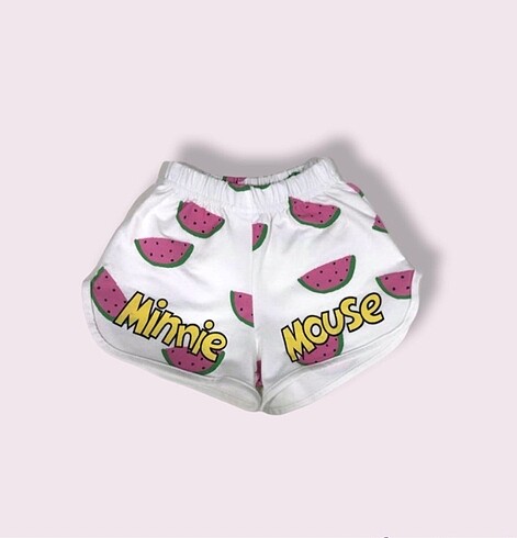 2 Yaş Beden Zara minnie mause karpuzlu takım