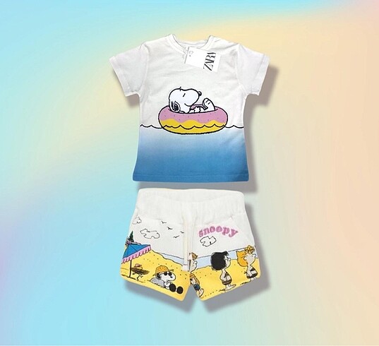 Zara snoopy takım