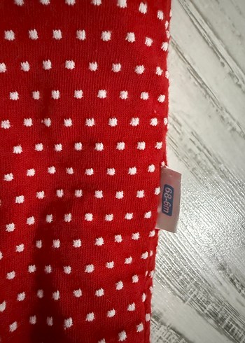 Kapüşonlu Kız Bebek Peluş Tulum Kırmızı - Görsel 4