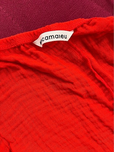 Kırmızı şortlu tulum - Görsel 7